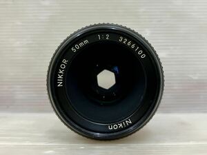 Nikon NIKKOR 50mm F2 レンズ Ai ニコン カメラ F2.0 