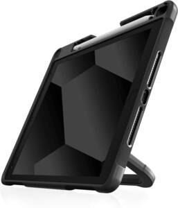 STM Goods Dux Swivel Rugged iPad第10 世代ケース、360°回転可能な調節可能スタンド、伸縮性ハンドストラップ、Apple Pencil収納