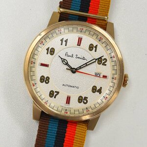 1円 可動品 腕時計 ポールスミス Paul Smith 9011-1024882 GN-4W-S 機械式 自動巻 メンズ 同梱不可