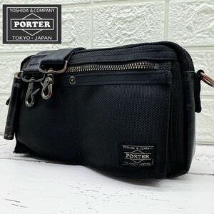 PORTER ポーター ヒート HEAT ショルダーバッグ ボディバッグ ウエストバッグ 吉田カバン ブラック 黒 メンズ 