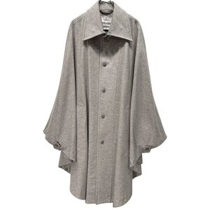 Vivienne Westwood 【men4424I】 23AW サークルシルエットウールオーバーサイズポンチョ マント ドルマン 変形 コート ジャケット AR