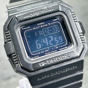 CASIO カシオ G-SHOCK ジーショック GW-5500-1AJF 腕時計 タフソーラー 電波ソーラー デジタル 多機能 ブラック メンズ 動作確認済み