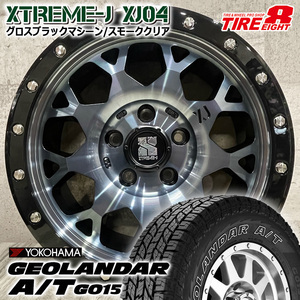 即納 デリカD:5 RAV4 CX-5 235/70R16 ヨコハマ GEOLANDAR A/T G015 XTREME-J XJ04 16×7.0J+35 5/114.3 BKSC タイヤホイール4本セット