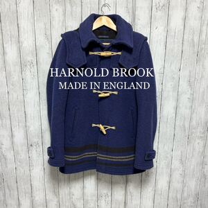 美品！HARNOLD BROOKダッフルコート！英国製！フード取り外し可！