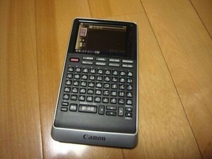 キヤノン ワードタンク Canon Word tank S510 電子辞書