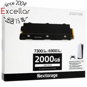 Nextorage PS5対応 M.2 NVMe SSD NEM-PA2TB/N SYM 2TB [管理:1000027715]