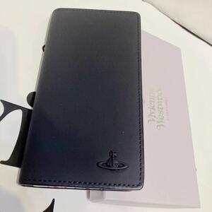 送料込●新品●箱付 価14300円 Vivienne Westwood スマホケース 紺J iPhone7 8 SE2 3同等サイズ対応 ワールドトラベル 手帳型 ヴィヴアン