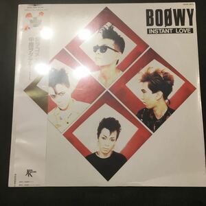 新品 未開封 BOOWY / INSTANT LOVE インスタント・ラブ 帯付きLP レコード 氷室京介 布袋寅泰