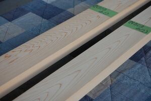 木曽桧（天然材） ヒノキ 2本で8300円 角材 材木 木材 新品