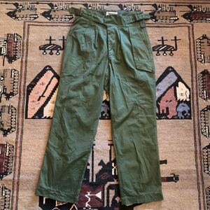 極美品 1970s ニュージーランド軍 グルカ パンツ トラウザーズ / ヴィンテージ40s50s60s80sリーバイス年代ミリタリー古着イギリスUSAユーロ