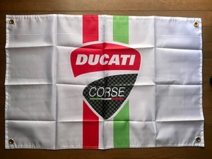 お部屋に・ガレージに　かっこいい！トリコ・ドゥカティ Ducati　通常サイズ　フラグ タペストリー　旗　送料サービス　MHR　モンスター 