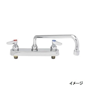 ☆送料無料【米軍放出品】☆未使用品 混合水栓 蛇口 キッチン T&S B-1123 冷熱混合 シンク (80)☆CF7J