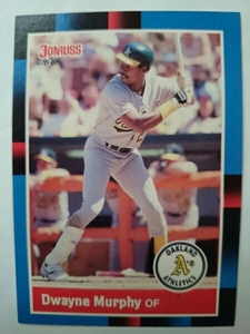 ★来日外国人 マーフィー ヤクルト スワローズ DWAYNE MURPHY DONRUSS 1988 #405 ATHLETICS アスレチックス MLB 大リーグ メジャーリーグ