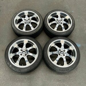 タイヤ付き社外ホイール4本セット　RAYS SEBRING ITC SPORT(レイズ セブリング ITC スポーツ)　17×7.0JJ　+45　100　4穴　205/45R17