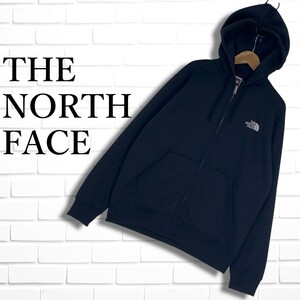 ◆美品◆ THE NORTH FACE ノースフェイス カップ 2023 裏起毛 スウェット ジップ パーカー 黒 ブラック メンズ M ◆送料無料◆ 2605A◇