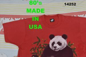 パンダ 80’ｓ Tシャツ 14250 USA製 シングルステッチ ビンテージ