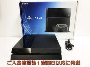 【1円】PS4 本体/箱 セット 500GB ブラック SONY PlayStation4 CUH-1000A 初期化/動作確認済 プレステ4 FW12.00 G08-057tt/G4