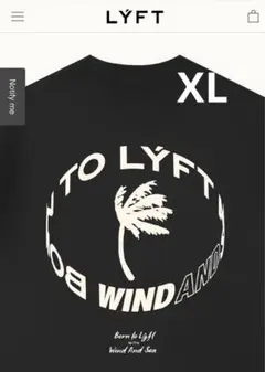 【限定品】LÝFT × WIND AND SEA T-シャツ- BLACK XL