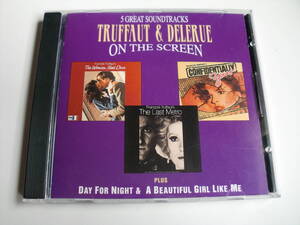 ジョルジュ・ドルリュー「5 GREAT SUONDTRACKS TRUFFAUT&DELERUE ON THE SCREEN」OST　24曲　輸入盤