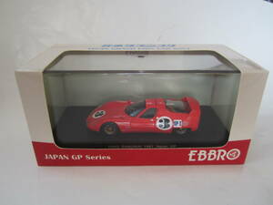 即決 エブロ 44460 1/43 日野 ヒノ サムライ 1967年日本GP №3 ピート・ブロック　