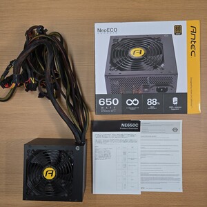 Antec 650W 80PLUS BRONZE NE650C NeoECO ATX12V V2.4 電源ユニット