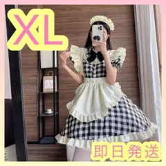 新品 メイド服 XL　コスプレ ロリータ 萌え 喫茶店 ワンピース 34