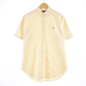 古着 ラルフローレン Ralph Lauren CLASSIC FIT クラシックフィット 半袖 ボタンダウンシャツ メンズL /eaa333575 【SS2409_30%】