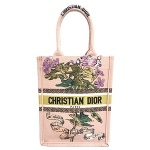 クリスチャン・ディオール Christian Dior ブックトート　バーティカル キャンバス ハンドバッグ レディース 中古