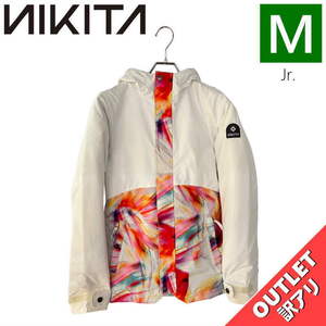 【OUTLET】 NIKITA GIRLS SITKA JACKET WHITE Mサイズ キッズ スノーボード スキー ウェア アウトレット