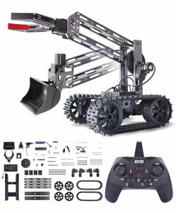 VANLINNY ロボットキット、RCアームとリモートコントロールショベル、トラック、電子プログラミングDIYのおもちゃで1科学キットの子供のた