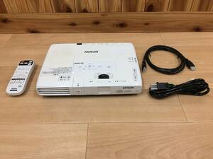 A21661)EPSON EB-1760W WXGA高輝度 液晶プロジェクター ノーマル2681H/エコ31H 中古