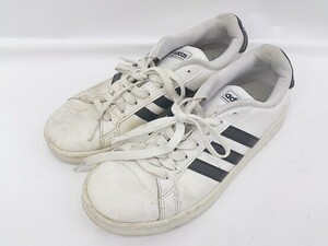 ◇ adidas GRANDCOURT LEA W F36483 ローカットスニーカー シューズ サイズ24.5ｃｍ ホワイト レディース E