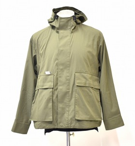 WTAPS（ダブルタップス）232WVDT-SHM02 PLATEAU LS CTPL RIPSTOP フードつき リップストップ ミリタリー ジャケット ブルゾン シャツ 長袖