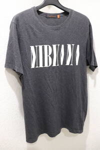 即決 07AW UNDERCOVERISM アンダーカバーイズム purple期 Travis Scott トラビススコット着 NIRVANA ニルヴァーナ 反転ロゴTシャツ メンズ2