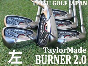 【レフティ】 TaylorMade BURNER 2.0　NS950GH　S　5-PW　6本セット　メンズ 左利きアイアン　テーラーメイド　バーナー2.0