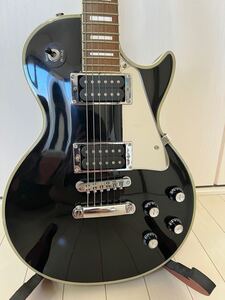 ほぼ未使用Photogenic フォトジェニック レスポール　 ジョンサイクス風　エレキギター　ケース付き　John Sykes Les Paul 美品　訳あり