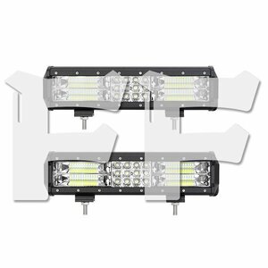 12インチ LED ワークライト 作業灯 180W ホワイト SUV ATV ボート JEEP 車幅灯 建設機械 照明 12V/24V 12C-180W 2個 新品