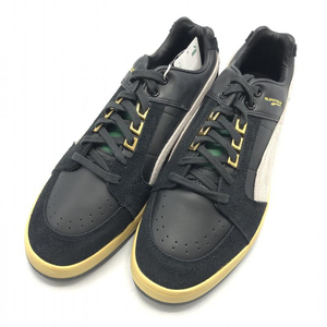 【中古】PUMA SLIPSTREAM LO THE NEVERWORN スニーカー 28cm 384965-01 ブラック グレー プーマ[240010451010]