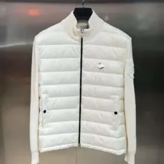 未使用 MONCLER モンクレール ハイブリッドダウンニットパーカージャケット