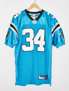 【NFL/USED】カロライナパンサーズジャージ（#34ディアンジェロウィリアムズ）【Reebok/リーボック】Carolina Panthers DeAngelo Williams