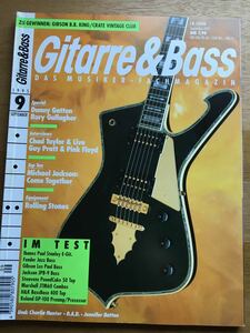 ギター&ベースマガジン Gitarre & Bass 1995年9月号独誌 ローリング ストーンズ,ロリーギャラガー,ダニーガットン,キースリチャーズ