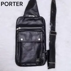 極美品✨　PORTER　フリースタイル　スリングショルダーバッグ　ボディバッグ