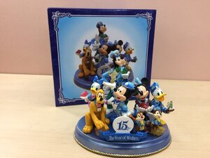 ディズニー TDS 15周年 フィギュアリン ミッキー＆フレンズ グーフィー チップとデールほか 1A65 【80】