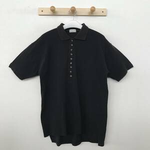 Paul Smith LONDON ポール・スミス アメリカンジャケット期 メンズ BIGサイズ 半袖 鹿の子ポロシャツ ブラック 良品 size 2XL/3L