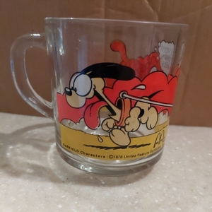 VINTAGE★MCDONALDS GLASS MUGS★1978年★ GARFIELD ODIE★JIM DAVIS★ビンテージ