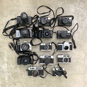 ◇1円〜　一眼レフカメラ　14点　まとめ色々　デジタル　ジャンク　現状品　動作未確認　nikon pantax konica olympus 管354