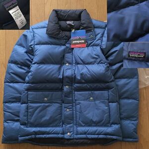 未使用 訳有 デッド Patagonia パタゴニア 2009年製 SLINGSHOT DOWN JKT スリングショット ダウンジャケット メンズ S 青 ブルー