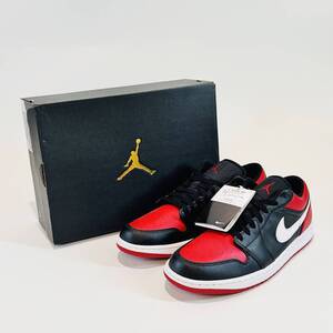 甲MJ19004　1円スタート/新品未使用/箱付/タグ付/28.5cm/本物/ナイキ エアジョーダン1 LOW/NIKE AIR JORDAN 1 LOW/553558-066/ブレッド