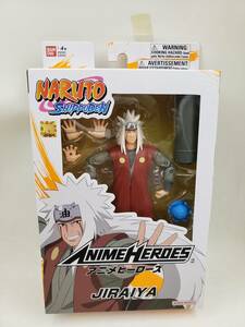 即決 新品 未開封 Naruto ナルト 疾風伝 アニメヒーローズ Anime Heroes 自来也 Jiraiya 可動フィギュア USAバンダイ Bandai Namco