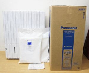 ☆2☆加湿フィルター新品 Panasonic パナソニック ヒーターレス気化式加湿機 FE-KXP23 プレハブ 洋室64畳 2021年製☆180size 同梱不可☆